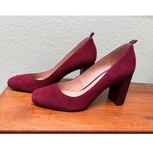 Franco Sarto Ingall Suede Snake Block Heels size 9.5M NWOT